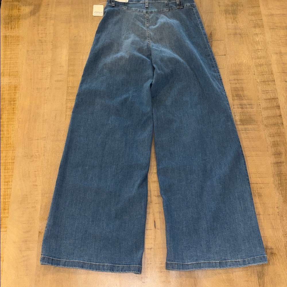 We the Free People Libre Wide Leg Jeans Seam Detail Goodie Goodie 29 NWT NEW - Picture 8 of 11